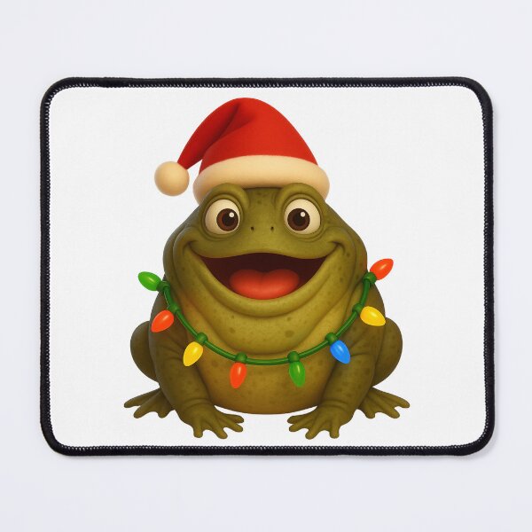 Item preview, Merry Scrotum Frog Christmas designed and sold by Sillytoe.