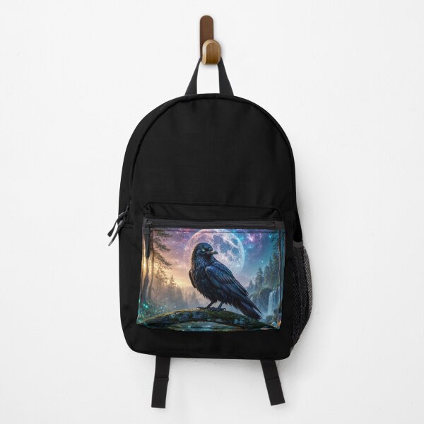 Item preview, Mystical Raven Guardian of the Celestial Forest designed and sold by Dogandesighn.