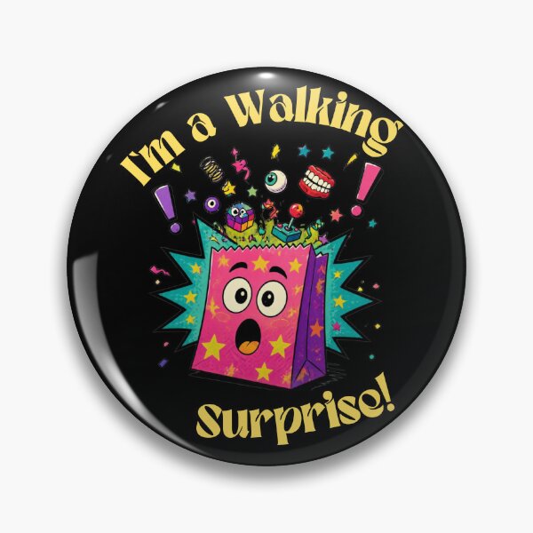 Item preview, I am a Walking Surprise Funny Bag Design designed and sold by MalwasBasket.