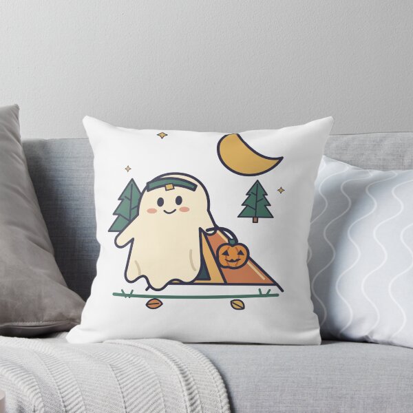 Item preview, Halloween Camping Ghost with Pumpkin Lantern designed and sold by EcomGenius.