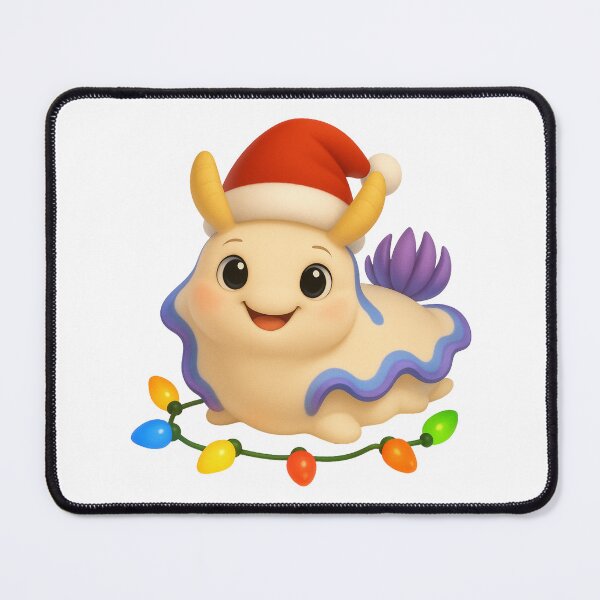 Item preview, Cheerful Sea Slug Christmas designed and sold by Sillytoe.