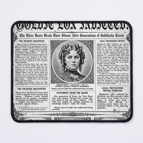 Item preview, Goldilocks and the Three Bears - The Bearwood Scandal -Mixed Media - Volume 01 - No. 02 designed and sold by Legacy Star Designs.net.