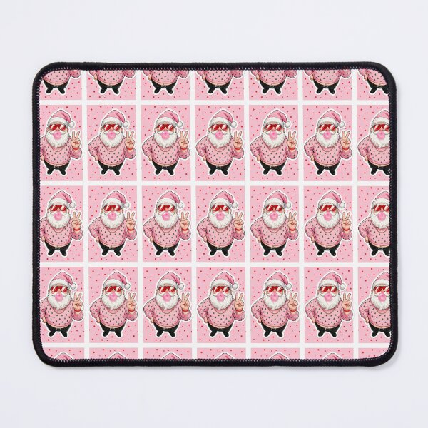 Item preview, Pink Santa Bubblegum Peace Sign Christmas Sticker designed and sold by HOODYBUDSTYLES.