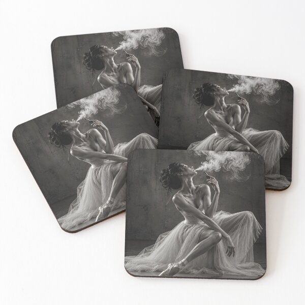 Item preview, Silent Grace – Elegant Ballerina Vapor Fine Art designed and sold by House of Taste Vape Designs.