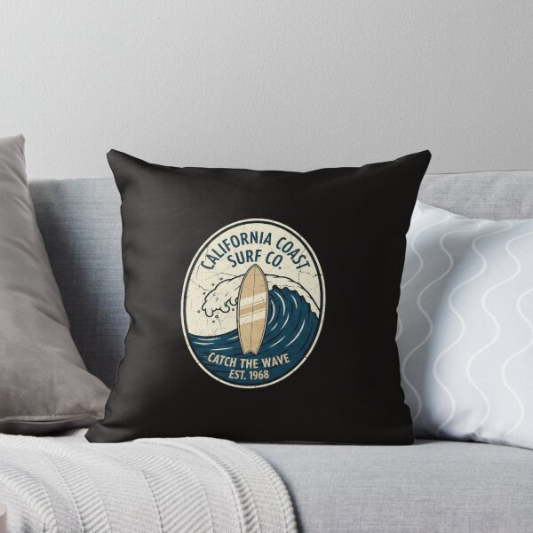 Item preview, California Coast Surf Co. - Catch The Wave Est. 1968 - Vintage Surfer designed and sold by Merchifyme2000.