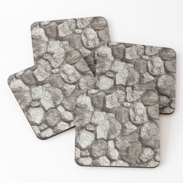 Item preview, Light Grey Dry Cobblestone Masonry Art designed and sold by Piotrek0001.