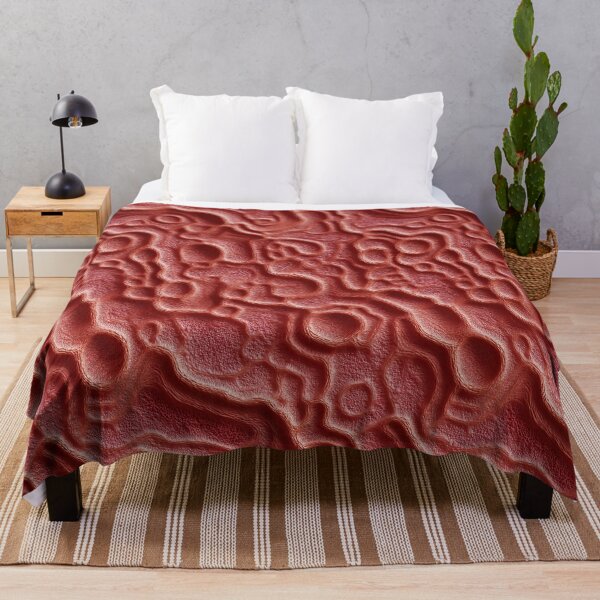 Item preview, Coral Red Bumpy Labyrinth Groove Texture designed and sold by Piotrek0001.