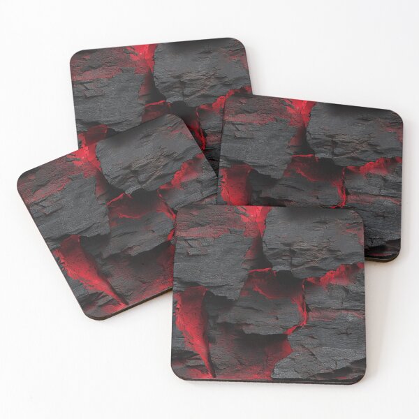 Item preview, Charred Wood Bark with Glowing Lava Veins designed and sold by Piotrek0001.