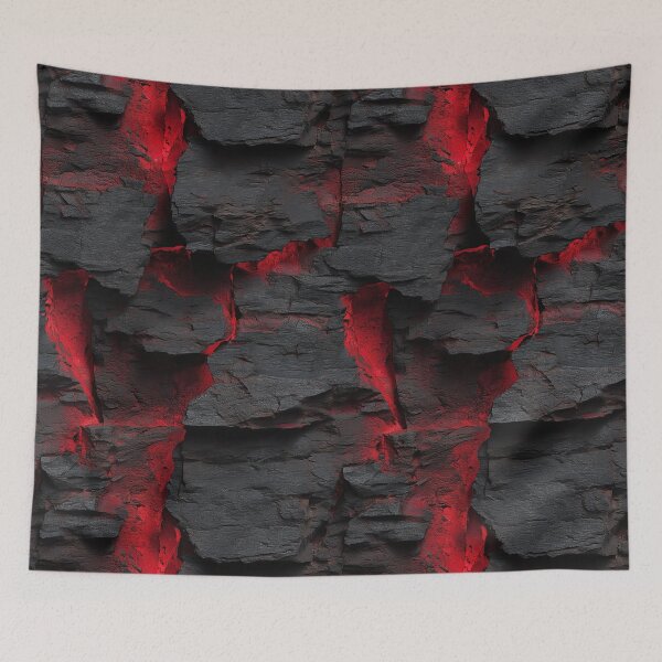 Item preview, Charred Wood Bark with Glowing Lava Veins designed and sold by Piotrek0001.