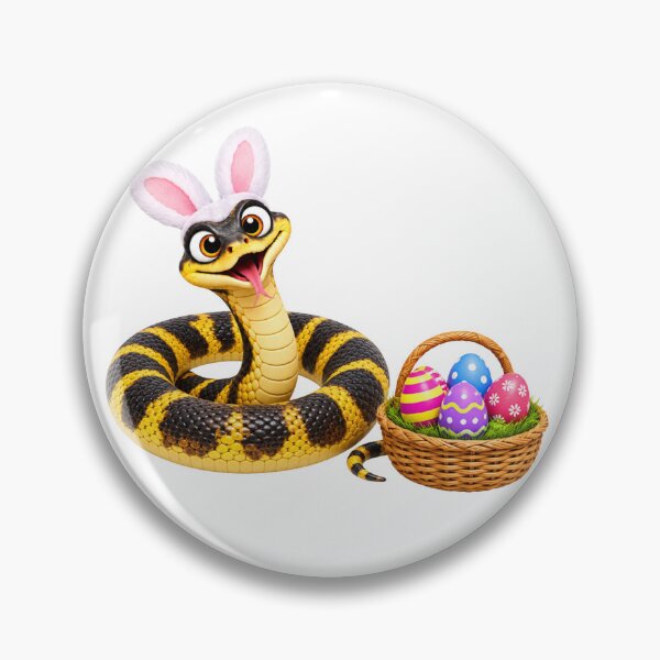 Item preview, Cheerful Tiger Snake Easter designed and sold by Sillytoe.