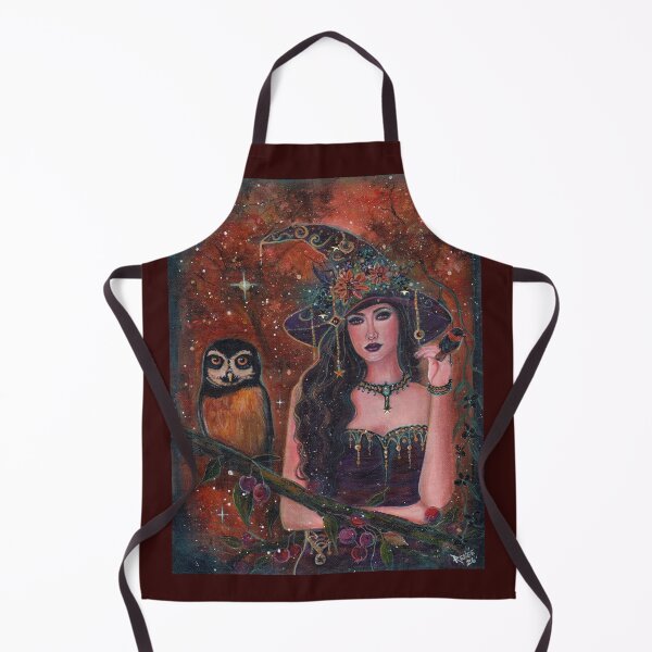 Item preview, Witch with spectacled owl and by Renee Lavoie designed and sold by Renee Lavoie.