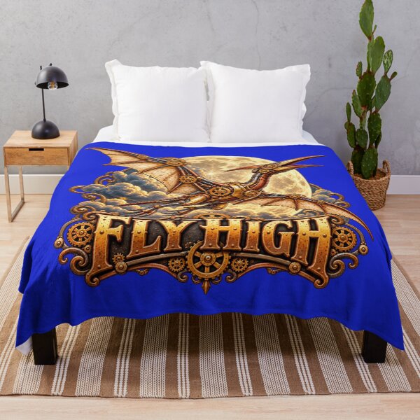 Item preview, Fly High Motivational Steampunk Pteradactyl designed and sold by TheThinglings.