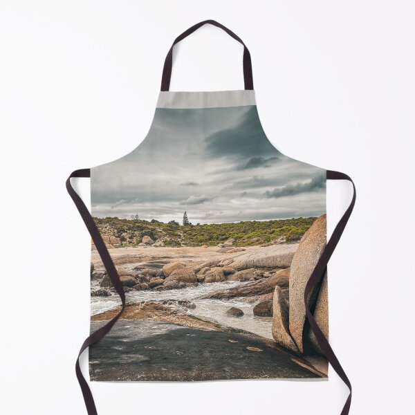 Item preview, Granite Boulders and Rugged Coastline and Overcast Sky. designed and sold by Coastal Wearable Art & Home Decor.