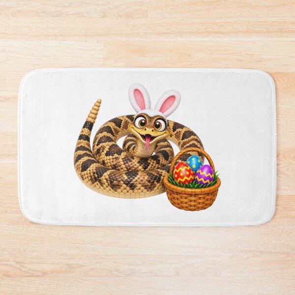 Item preview, Playful Timber Rattlesnake Easter designed and sold by Sillytoe.
