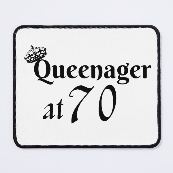 Item preview, Queenager at 70 Birthday Queen designed and sold by DesignsVault.