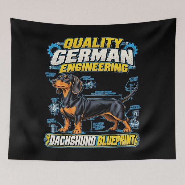 Item preview, Quality German Engineering Dachshund Dog Chassis Diagram designed and sold by adiencarteras.
