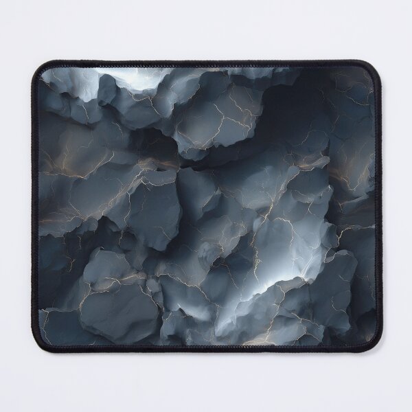 Item preview, Blue Grey Marbled Cracked Ice Shards designed and sold by Piotrek0001.