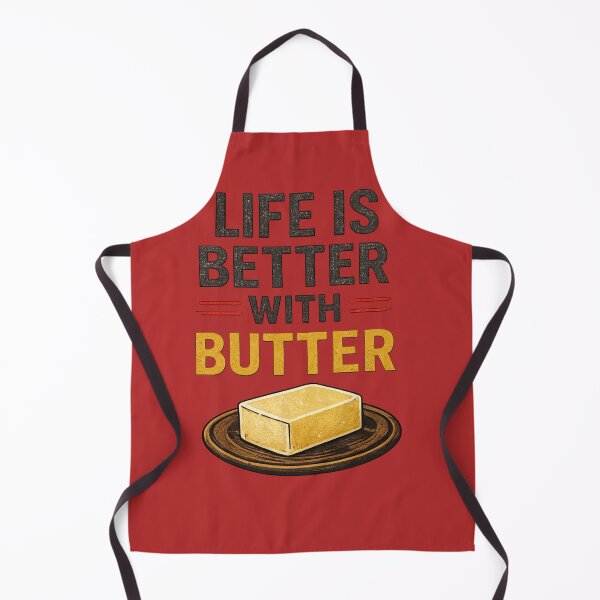 Item preview, LIFE IS BETTER WITH BUTTER designed and sold by CarnivoreGifts.