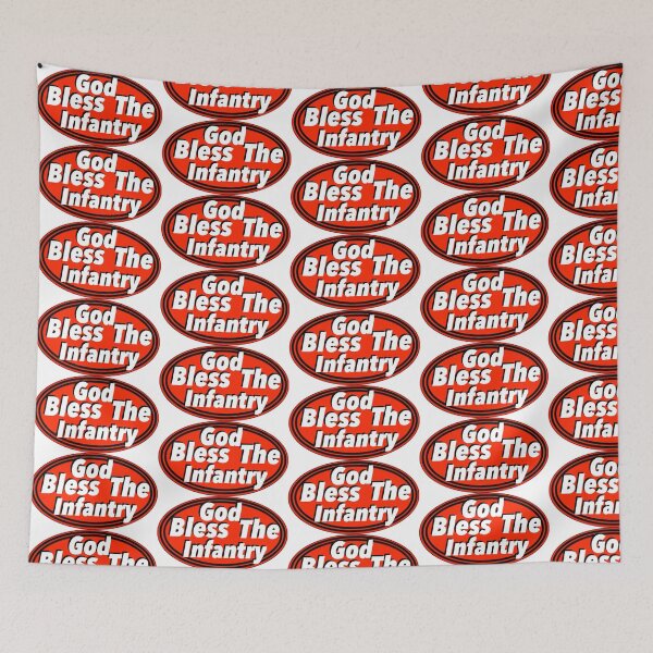 Item preview, God Bless The Infantry Print Novelty designed and sold by PSST-Design.