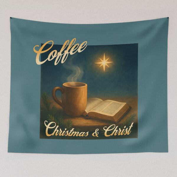 Item preview, Coffee Christmas and Christ Christian Coffee Lover designed and sold by Sachie's Studio.