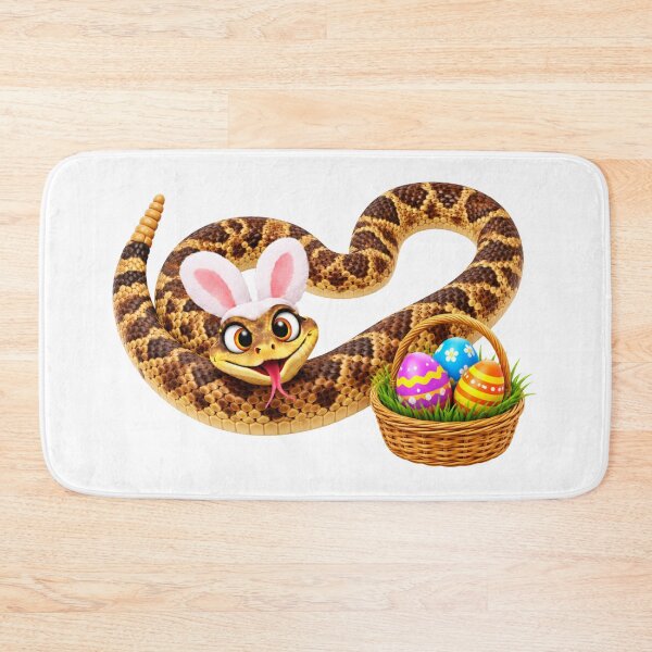 Item preview, Playful Western Diamondback Rattlesnake Easter designed and sold by Sillytoe.