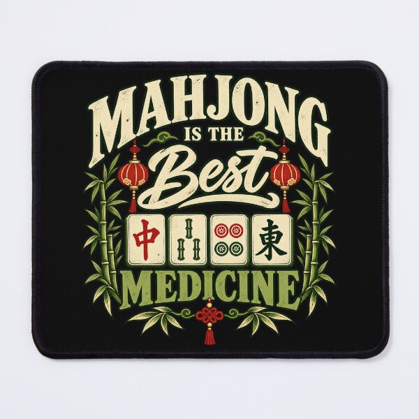 Item preview, Mahjong is The Best Medicine Vintage Distressed designed and sold by Kladhadredo.