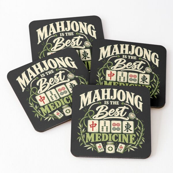 Item preview, Mahjong is The Best Medicine Vintage Distressed designed and sold by Kladhadredo.