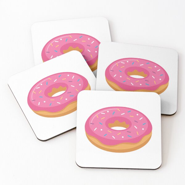 Item preview, Pink Sprinkle Donut Illustration designed and sold by BetweenForms.