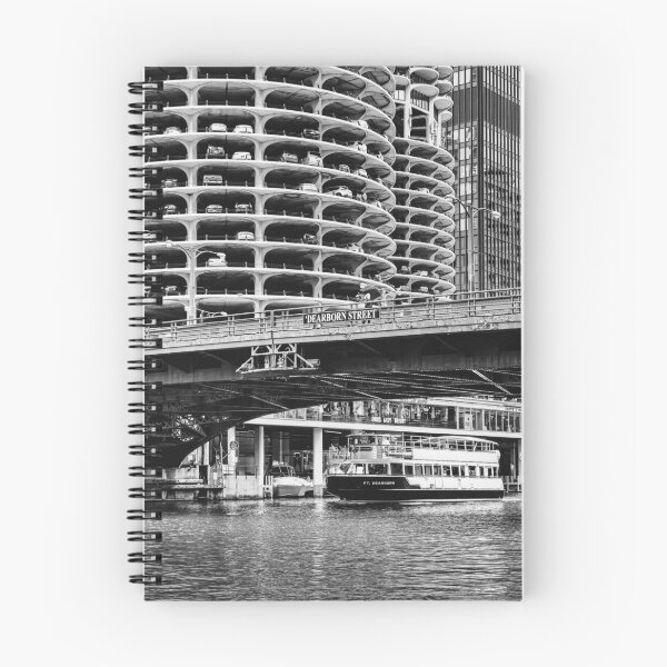 Item preview, Chicago River and Marina City Towers B+W designed and sold by Gerard Fornarotto.