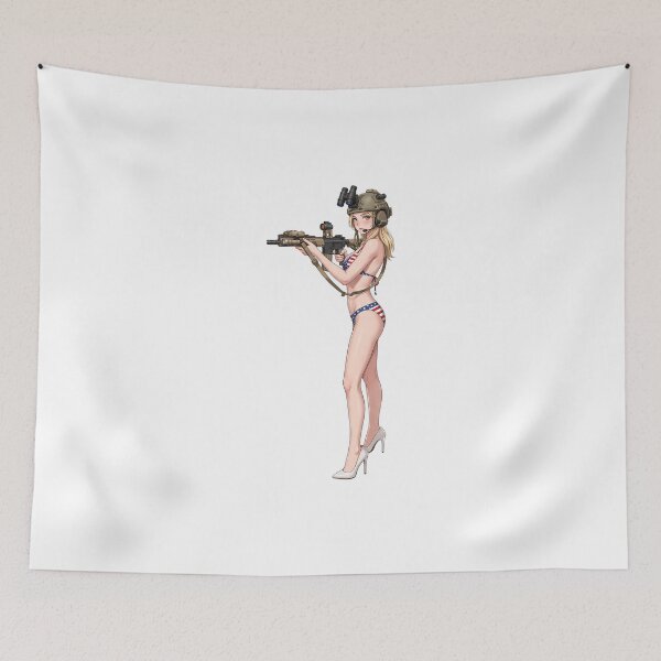 Item preview, American Gun Girl by RAWLIFEGRAPHIC designed and sold by RAWLIFEGRAPHIC.