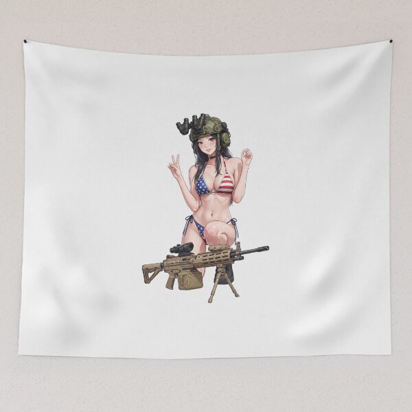 Item preview, American Gun Girl by RAWLIFEGRAPHIC designed and sold by RAWLIFEGRAPHIC.