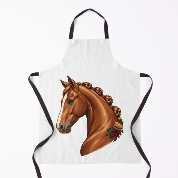 Aperçu de l'œuvre Portrait de cheval à crinière tressée créée et vendue par Philippa Shop.