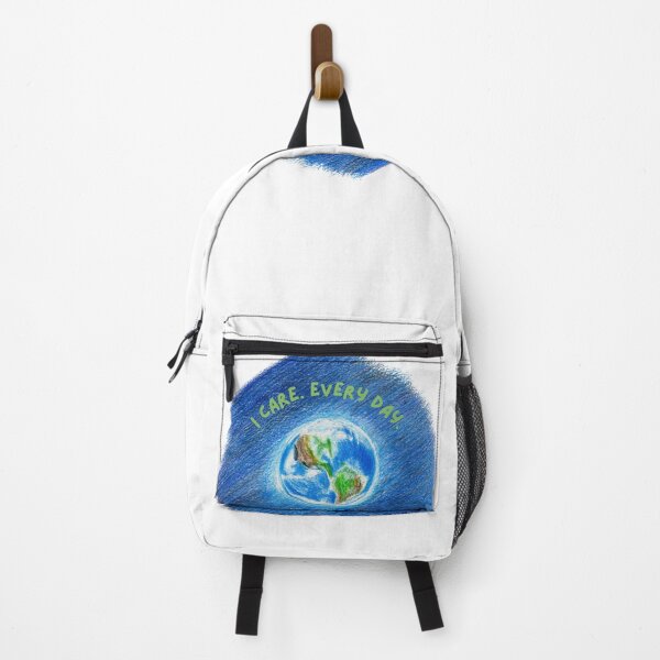 Item preview, I Care Every Day – Hand Drawn Earth Environmental Art designed and sold by Julia N.