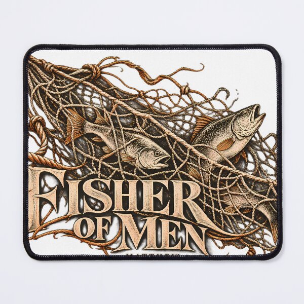 Item preview, Fisher of Men Engraving Catholic T-Shirt designed and sold by PrayerWarriorUSA.