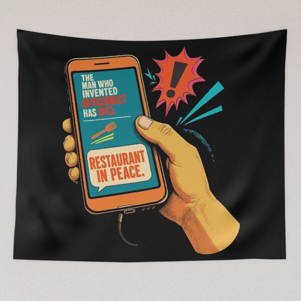 Item preview, Restaurant in Peace — Autocorrect Wordplay Humor designed and sold by Uglyandcute.