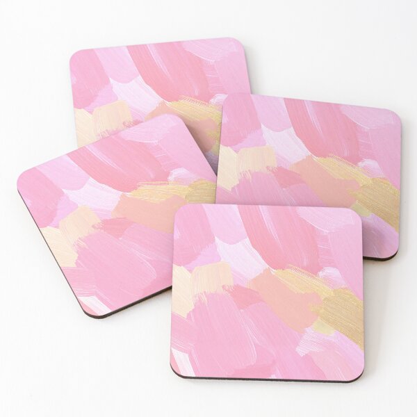 Item preview, Pink & Gold Abstract Strokes designed and sold by Jill Nightingale.