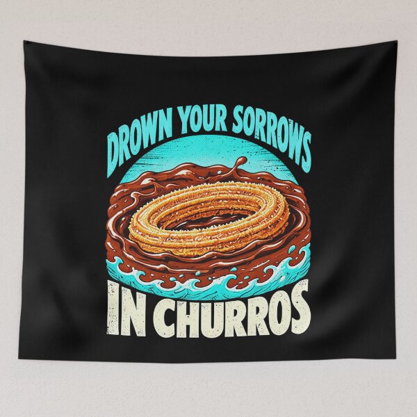 Item preview, Drown Your Sorrows with a Churro designed and sold by elderberry.