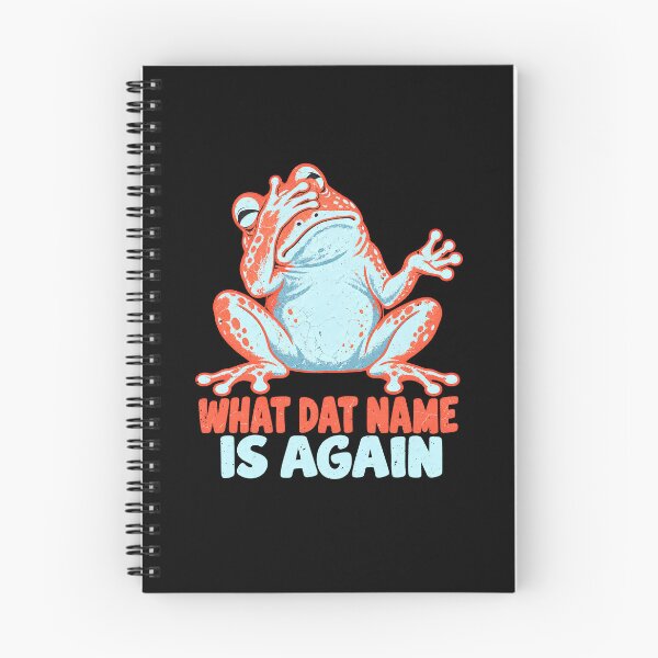 Item preview, What Dat Name Is Again From a Forgetful Frog designed and sold by elderberry.
