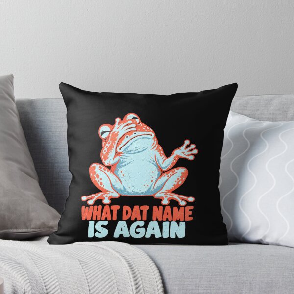 Item preview, What Dat Name Is Again From a Forgetful Frog designed and sold by elderberry.