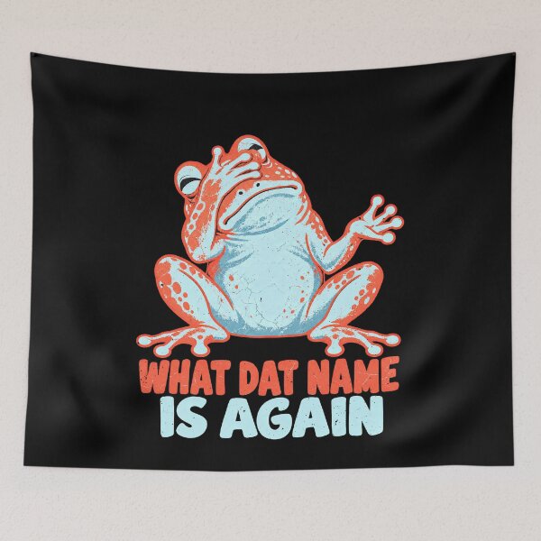 Item preview, What Dat Name Is Again From a Forgetful Frog designed and sold by elderberry.