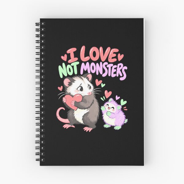 Item preview, I Love Not Monsters With an Opossum designed and sold by elderberry.