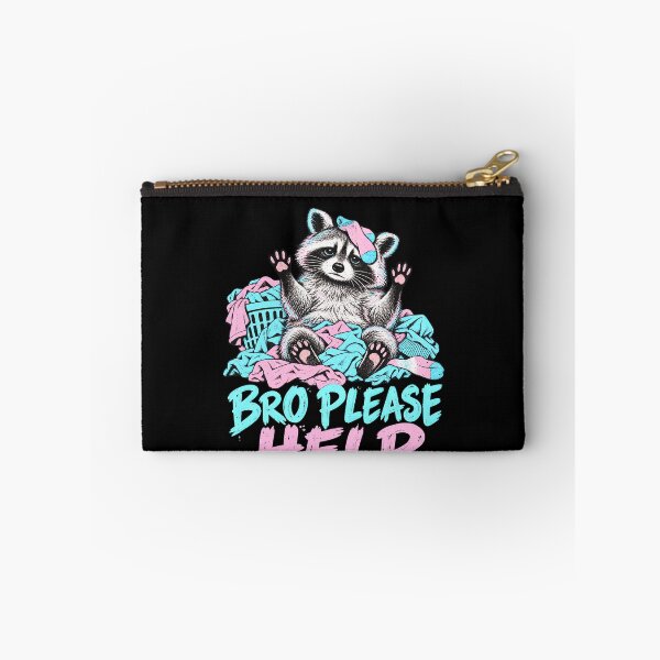 Item preview, Raccoon Bro Please Help Laundry Laugh designed and sold by elderberry.