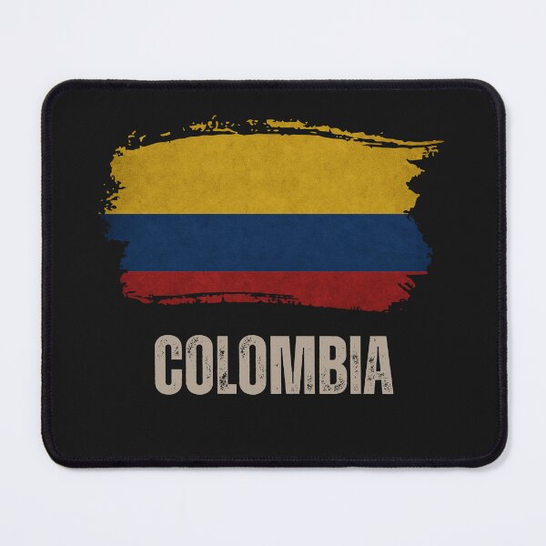 Item preview, Vintage grunge Colombian flag designed and sold by Dressyourflag.