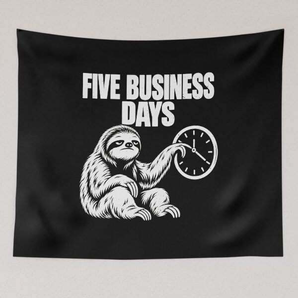 Item preview, Sloth Humor for Slow Workdays designed and sold by elderberry.