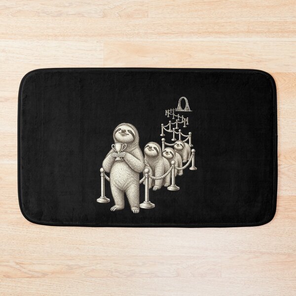 Item preview, First Place in the Sloth Queue designed and sold by elderberry.
