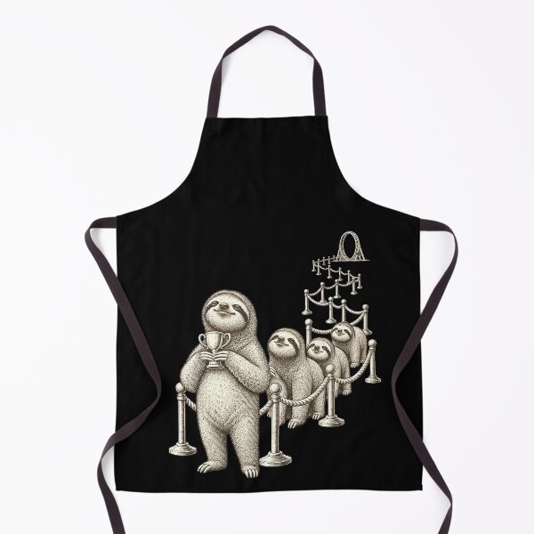 Item preview, First Place in the Sloth Queue designed and sold by elderberry.