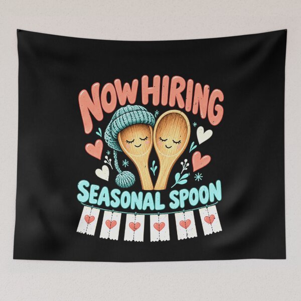 Item preview, Seasonal Spoon Hiring Joke for Cuffing Season designed and sold by elderberry.