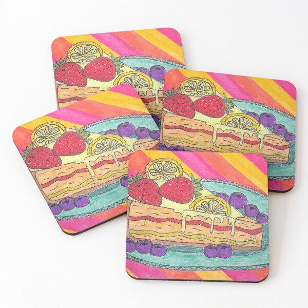 Item preview, Citrus & Berry Slice Cheesecake designed and sold by ChereArt26.
