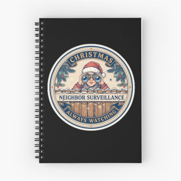 Item preview, Funny Nosy Neighbor Surveillance Christmas Gift Always Watching Badge designed and sold by Fitswear.
