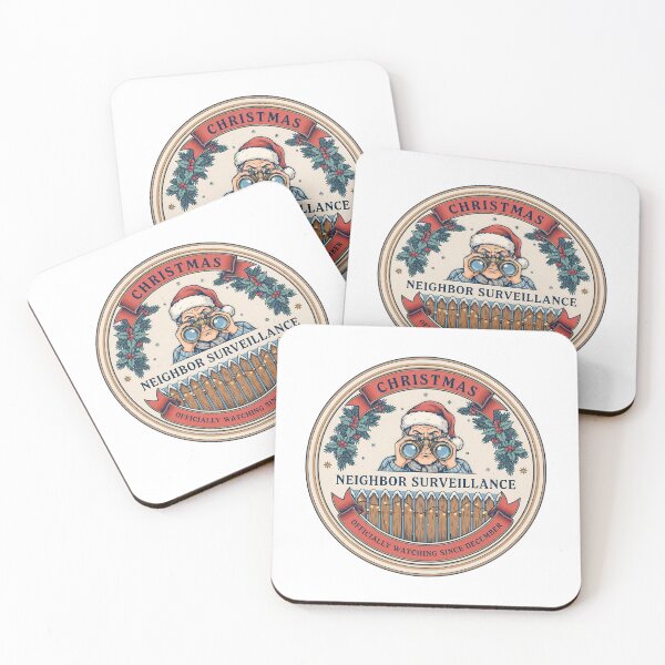 Item preview, Christmas Neighbor Surveillance Department Vintage Badge designed and sold by Fitswear.